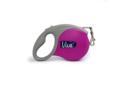 Viva Retractable 5m Lead Purple M