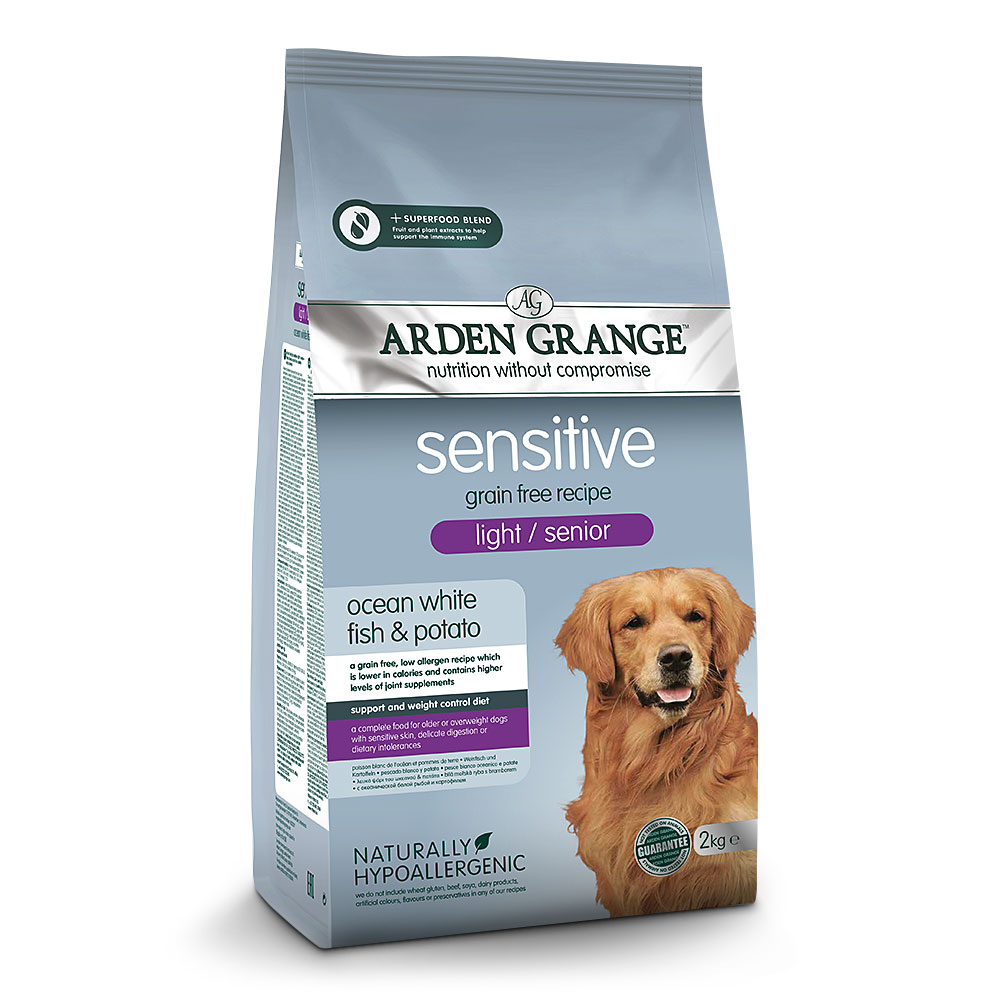 Arden Grange Dog Light / Senior Sensitive 2kg