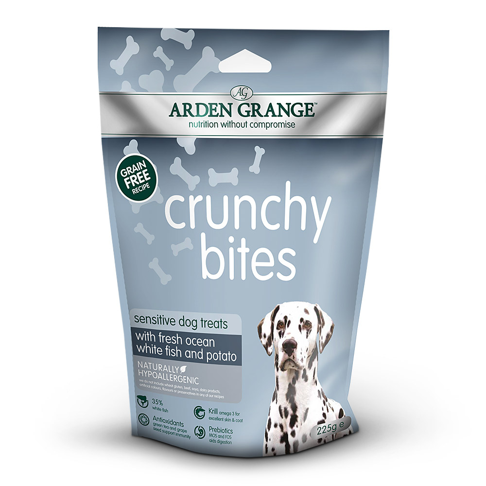 Arden Grange Dog Crunchy Bites Sensitive 225g