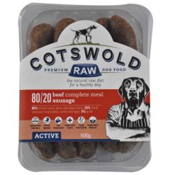Cotswold 80/20 Adult Working Active Beef Sausage 500g