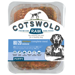 Cotswold 80/20 Puppy Working Puppy Chicken Mince 1kg