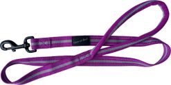sports padded lead 1" x 120 purple