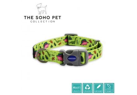 Dino Patterned Collar M