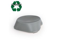 Made From Shallow Non slip bowl Grey