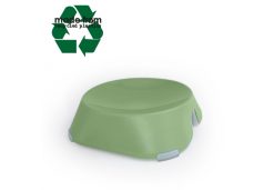 Made From Shallow Non slip bowl Green