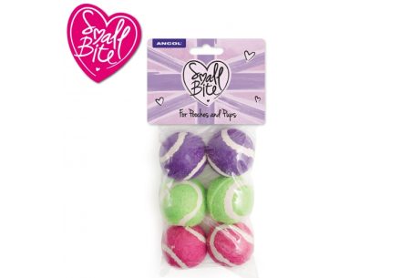 SB Mini Tennis Balls Dog Toy 6pc pack