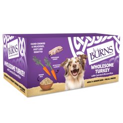 Burns 395G Turkey Rice & Veg  Wet Food - 8 PACK