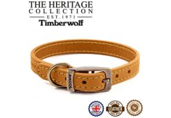 Timberwolf Leather Collar Mustard 39-48cm Size 5