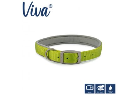 Padded Viva Collar Lime 35-43cm Size 4