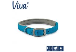Padded Viva Collar Blue 50-59cm Size 7