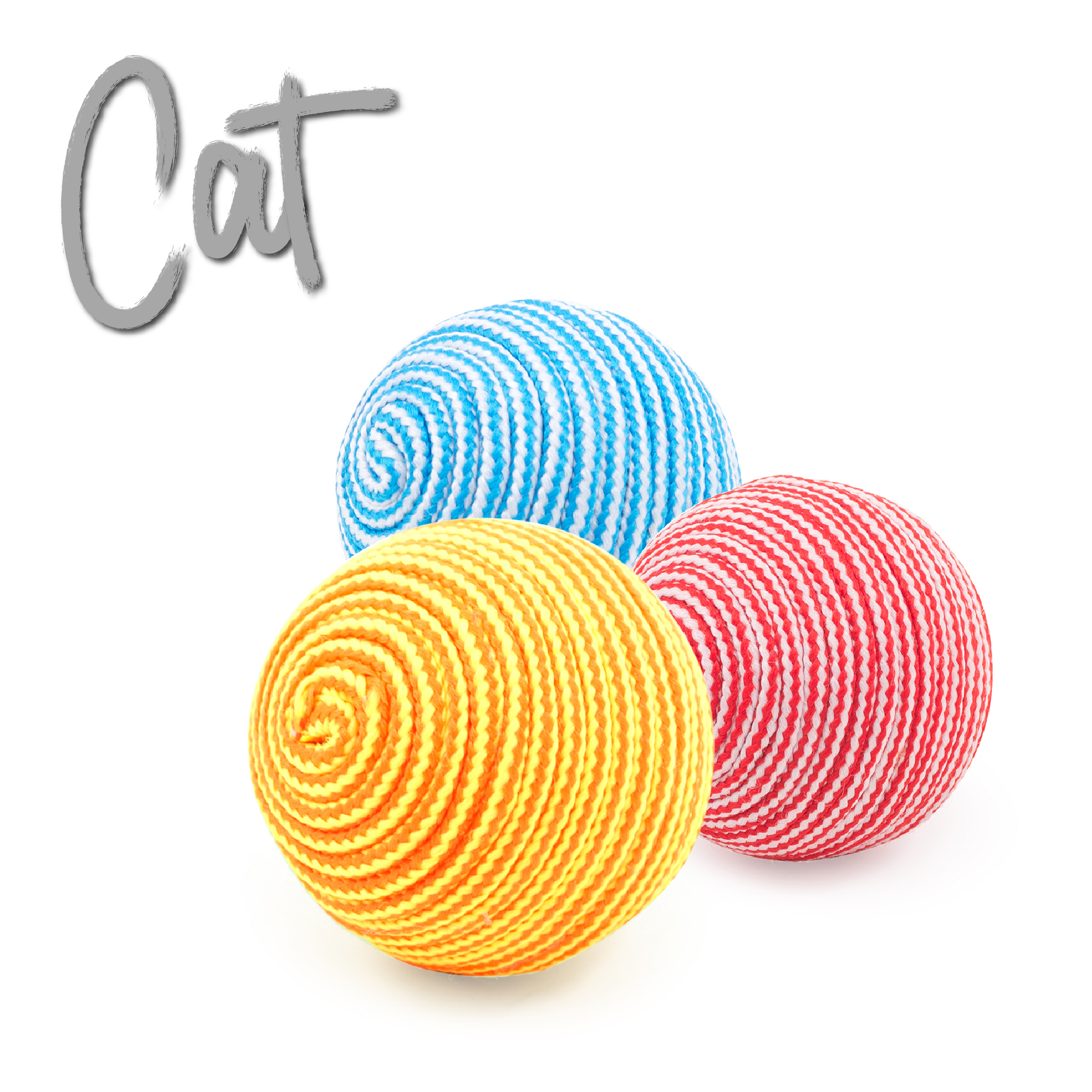 String Balls Cat Toy 3pc pack Exe Valley Pet Foods Trade Site