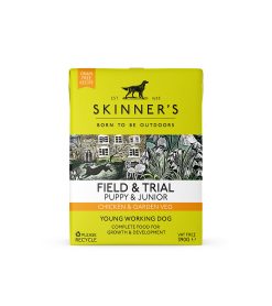 Skinners Field and Trail  Puppy & Junior  - Chicken & Garden Veg Outer 6x 390g