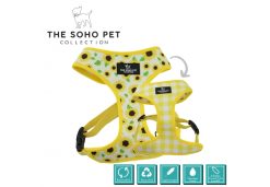 Sunflower / Yellow Check Reversible Harness M