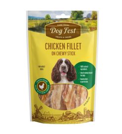 Pet Fest Chicken Fillet on Chewy Sticks Dog Treats