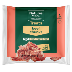 Natures Menu  Raw Beef Chunks 1kg