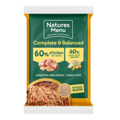 Natures Menu 60% Chicken & Salmon Block 300g