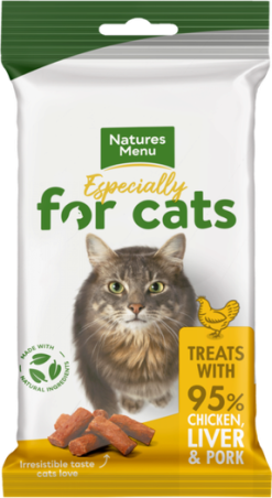 Natures Menu Cat Meaty Treats - Chicken & Liver 60g