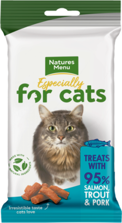 Natures Menu Cat Meaty Treats - Salmon & Trout 60g