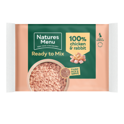 Natures Menu  100% Chicken & Rabbit Block 400g