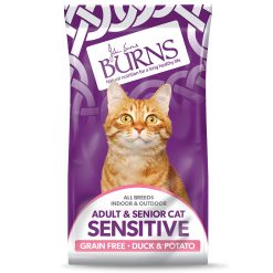 Burns Sensitive & Grain Free Cat Duck & Potato 1.5kg