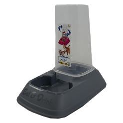 HP Mini Gravity Fed Food And Water Feeder - Small Dusky Blue 20x13.5x19cm 0.7l