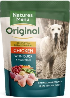 Natures Menu Dog Wet Pouch - Chicken & Duck 300g x8