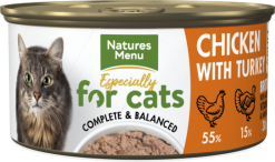 Natures Menu Cat Wet Can Chicken & Turkey 85g x 18