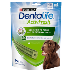 DENTALIFE ACTIVFRESH Large 6x142g 4 STICK