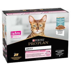 PRO PLAN? Adult 1+ Delicate Digestion with Ocean Fish in Gravy Wet Cat Food Pouches 10x85g