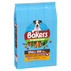 Bakers Small Dog Food Chicken and Veg 2.85KG