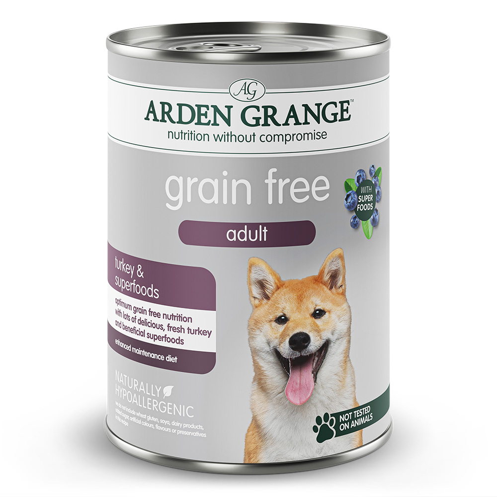 Arden Grange Grainfree Adult Turkey & superfoods 6 x 395g