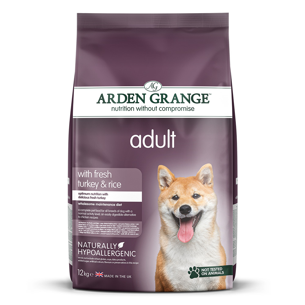 Arden Grange Dog Adult Turkey & Rice 12kg