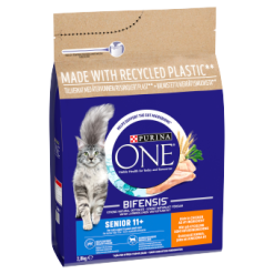 Purina One Senior 11+ Cat Chicken and W/Grain 2.8KG