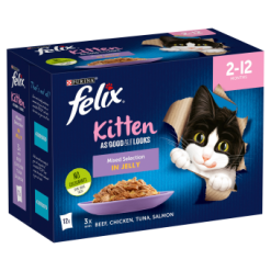 Felix As Good As It Looks Kitten Mixed 12X85G