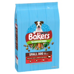 Bakers Small Dog Food Beef and Vegetable 2.85KG