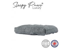 Supersoft Plush Mattress Bed 75cm x 60cm SLATE GREY