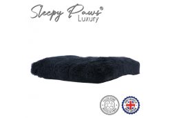 Supersoft Plush Mattress Bed 100cm x 70cm NAVY