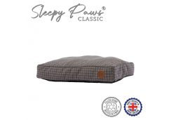Check Mattress Bed 75cm x 60cm Grey Check