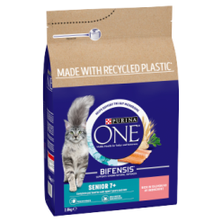 Purina One Senior 7+ Cat Salmon and W/Grain 2.8KG