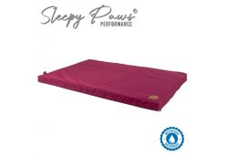 Waterproof Flat Pad Bed Burgundy 107cmx69cm