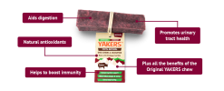 Yakers Dog Chew Cranberry XL