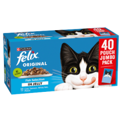 Felix Cat Food Fish Selection In Jelly 40X85G