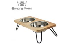 Raised Feeder 460ml x 2 Dog Bowl