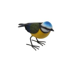 Small Metal Blue Tit