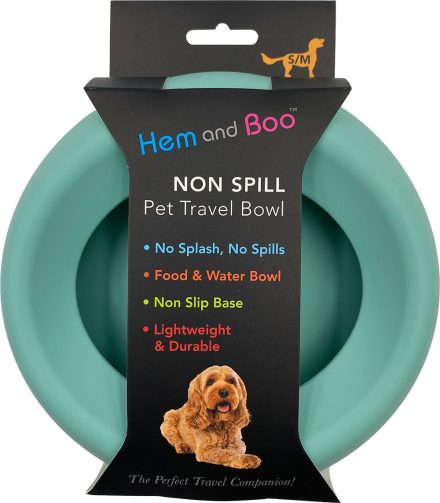 Silicon NON spill water bowl mixed small
