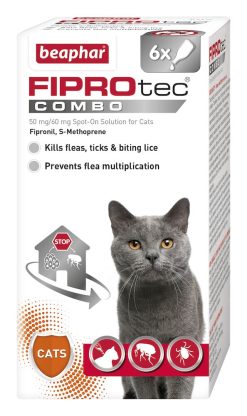 Beaphar FIPROtec COMBO for Cats 6 pipettes