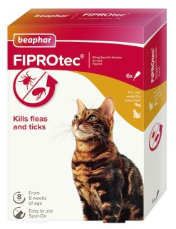 FIPROtec Spot On Cat 6 pipettes