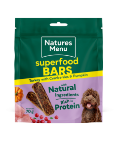 Natures Menu Superfood Bars Turkey 70g