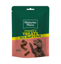 Natures Menu Dog Treats Beef 100g