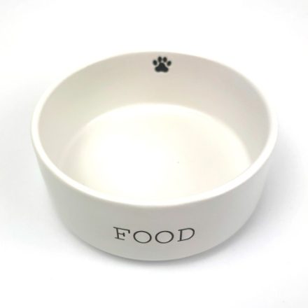 HP Paw Print Food Dog Bowl 13cm